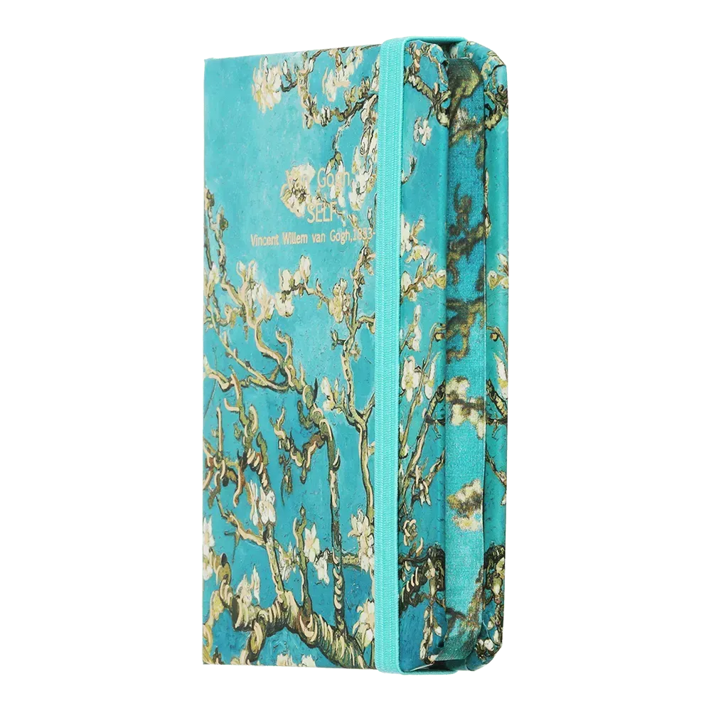 Записна книга Buromax Almond Branches A7 80 аркушів в клітинку бірюзова BM.257101-06. Фото 2