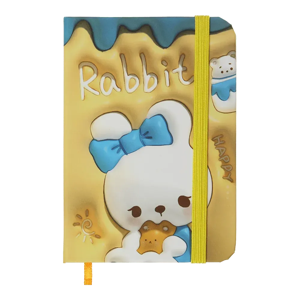 Книжка записна на гумці ZiBi YAMMY А7 80 аркушів у клітинку тверда обкладинка KIDS ZB.117101