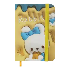 Книжка записна на гумці ZiBi YAMMY А7 80 аркушів у клітинку тверда обкладинка KIDS ZB.117101