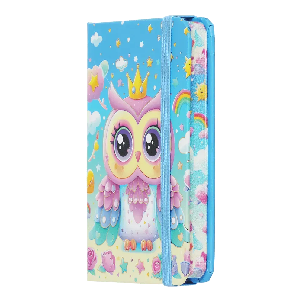 Книжка записна на гумці ZiBi OWL А7 80 аркушів у клітинку тверда обкладинка ZB.117102. Фото 2