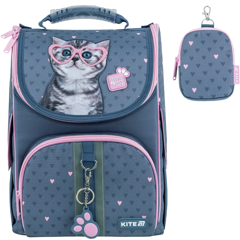 Рюкзак шкільний каркасний Kite Education Studio Pets SP25-501S. Фото 3