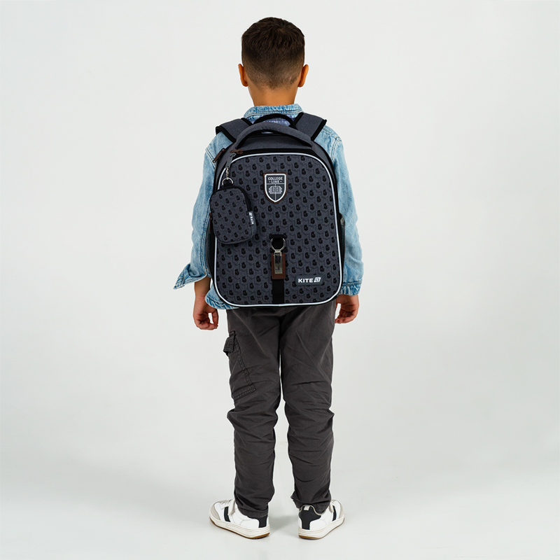 Рюкзак шкільний каркасний Kite Education College Line Boy K25-555S-1. Фото 16