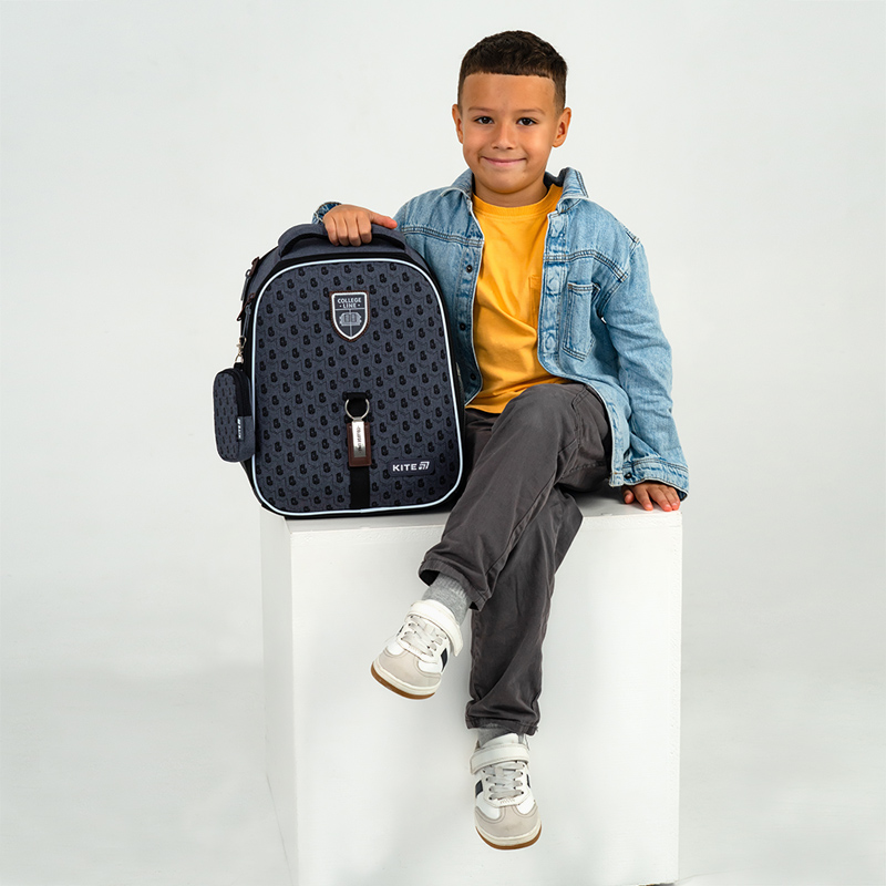 Рюкзак шкільний каркасний Kite Education College Line Boy K25-555S-1. Фото 17