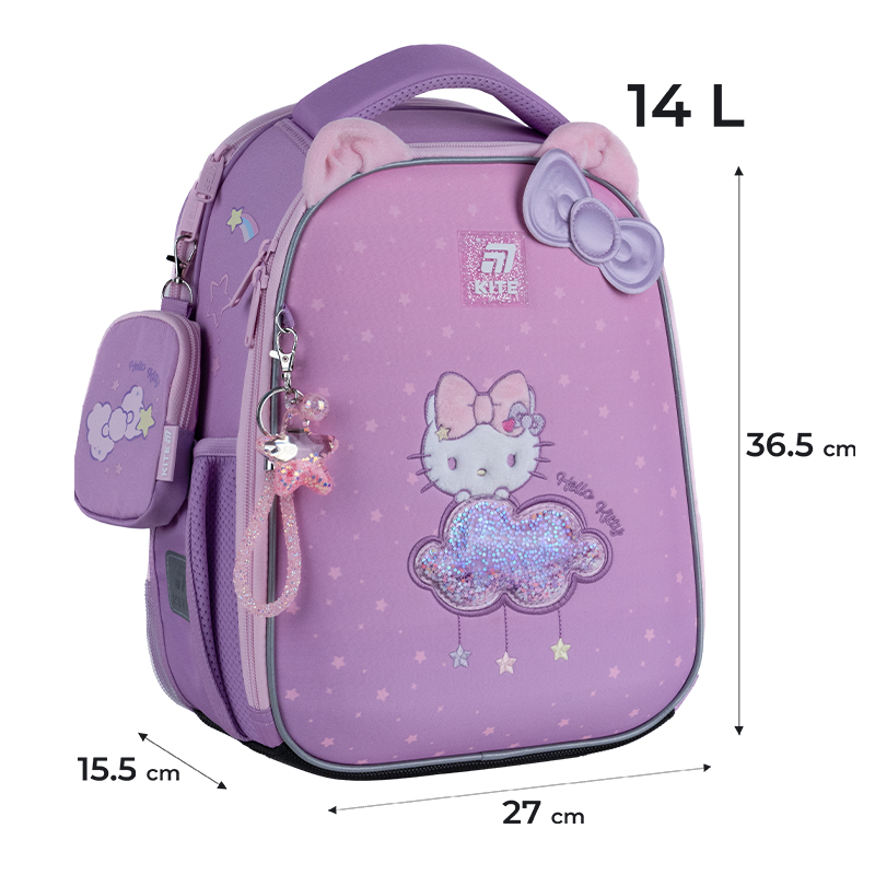 Рюкзак шкільний каркасний Kite Education Hello Kitty HK25-555S. Фото 2