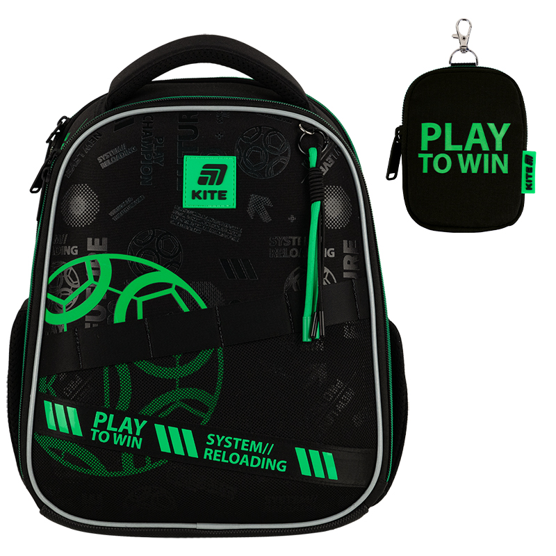 Рюкзак шкільний каркасний Kite Education Play&Win K25-555S-2. Фото 3