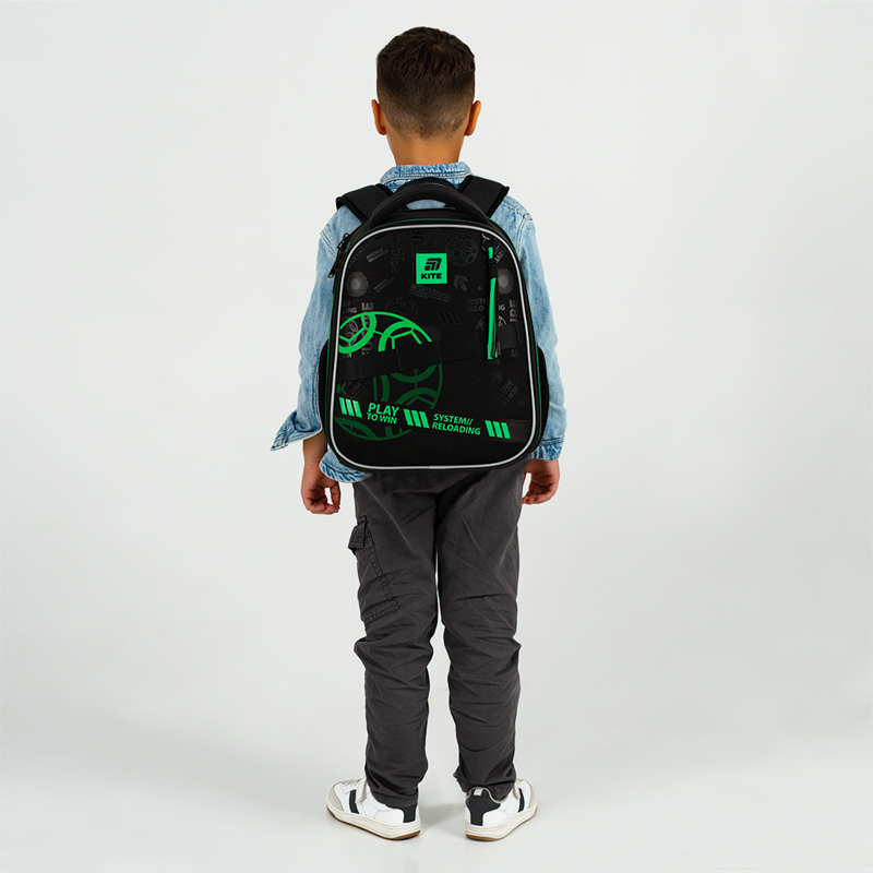 Рюкзак шкільний каркасний Kite Education Play&Win K25-555S-2. Фото 16