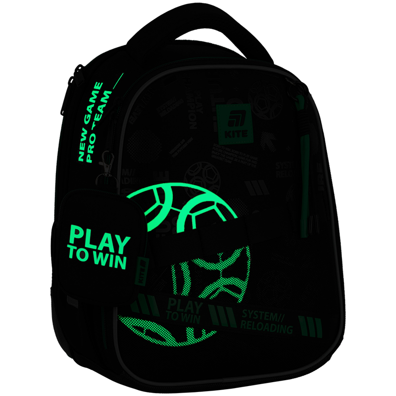 Рюкзак шкільний каркасний Kite Education Play&Win K25-555S-2. Фото 14