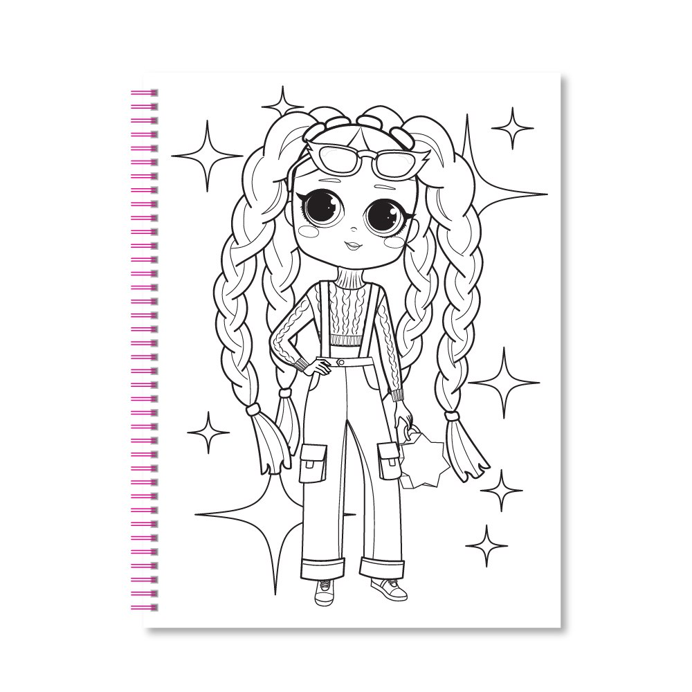 Книжка-розмальовка COLORING FUN з олівцями МІКС. Фото 4