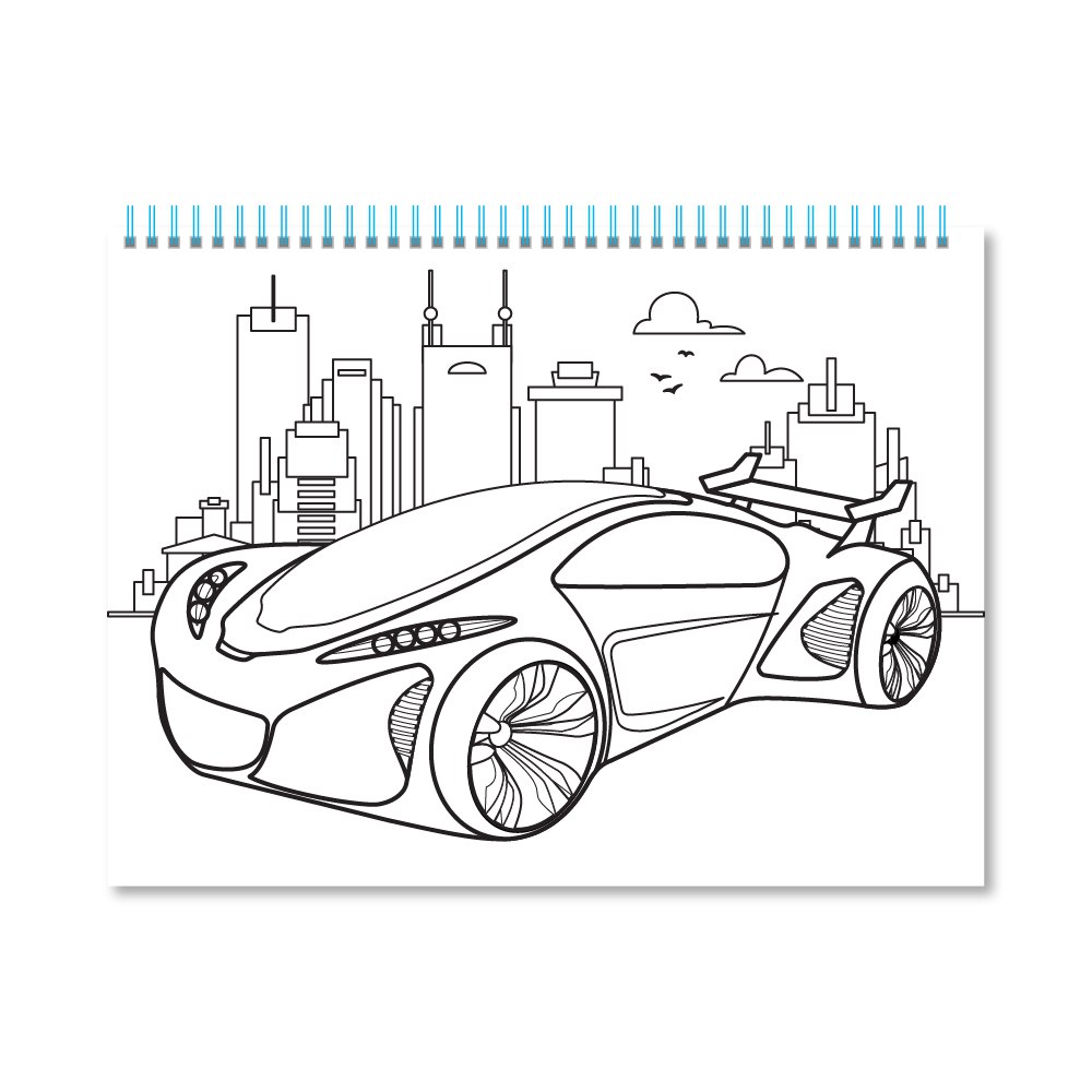 Книжка-розмальовка COLORING FUN з олівцями МІКС. Фото 3