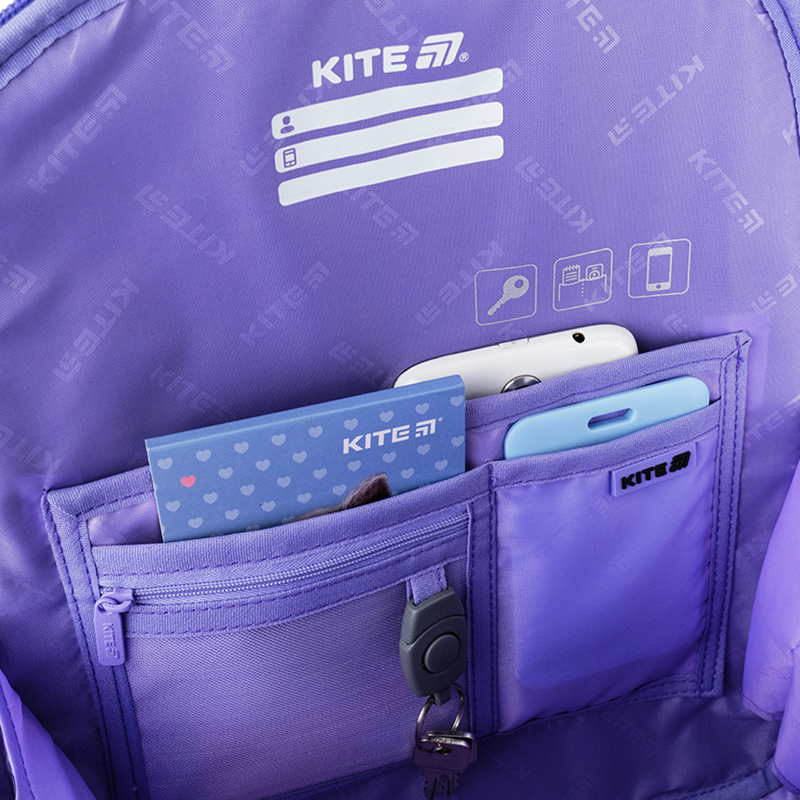 Рюкзак Kite Education каркасний 556M Kuromi. Фото 12