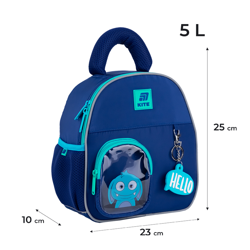 Рюкзак дитячий Kite Kids Hello Monster K25-2737XXS-3. Фото 2