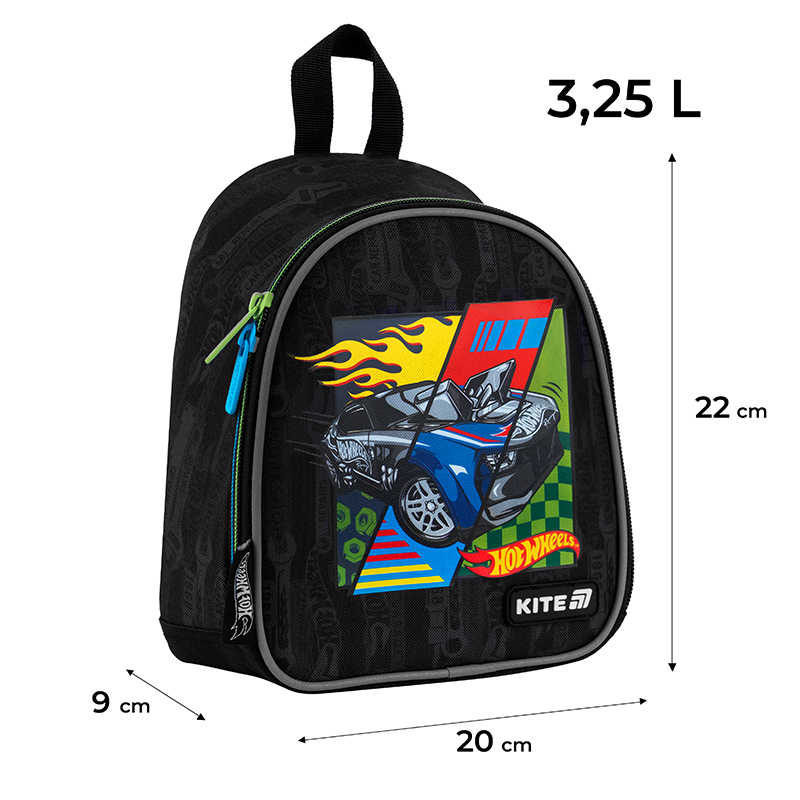 Рюкзак дитячий Kite Kids Hot Wheels HW25-538XXS. Фото 2