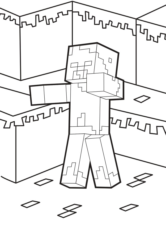 Книжка-розмальовка Minecraft (синя). Фото 6