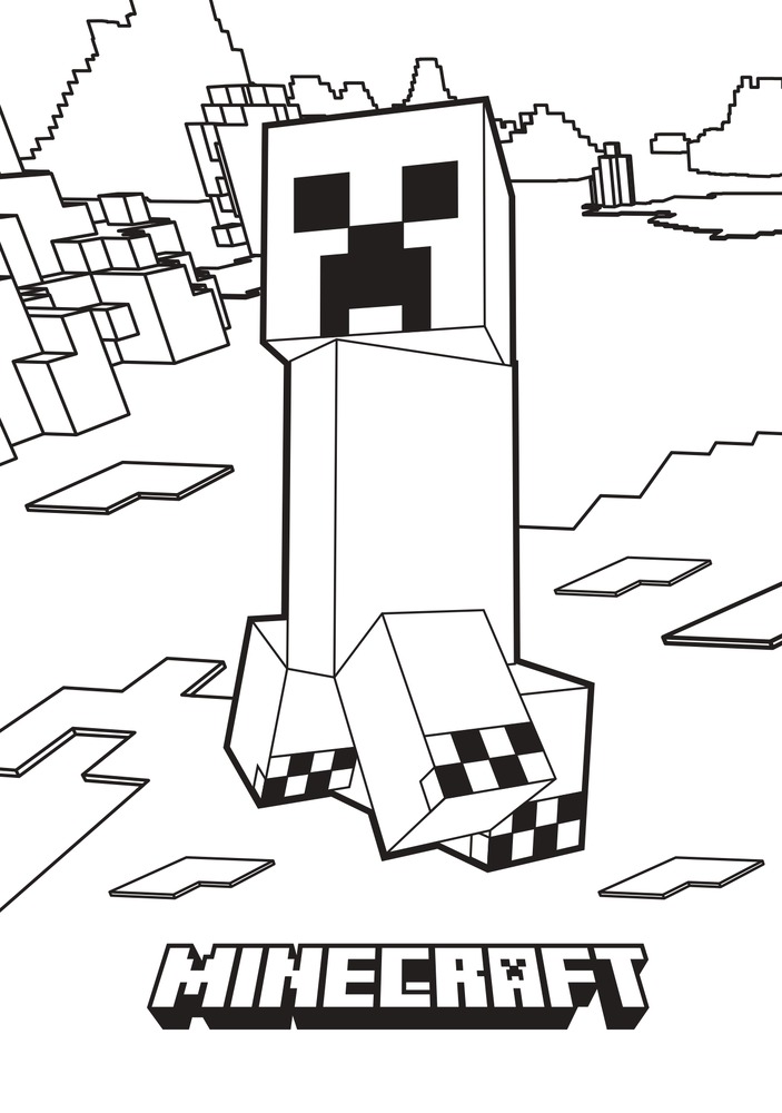 Книжка-розмальовка Minecraft (синя). Фото 10