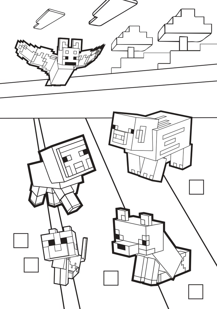 Книжка-розмальовка Minecraft (синя). Фото 11