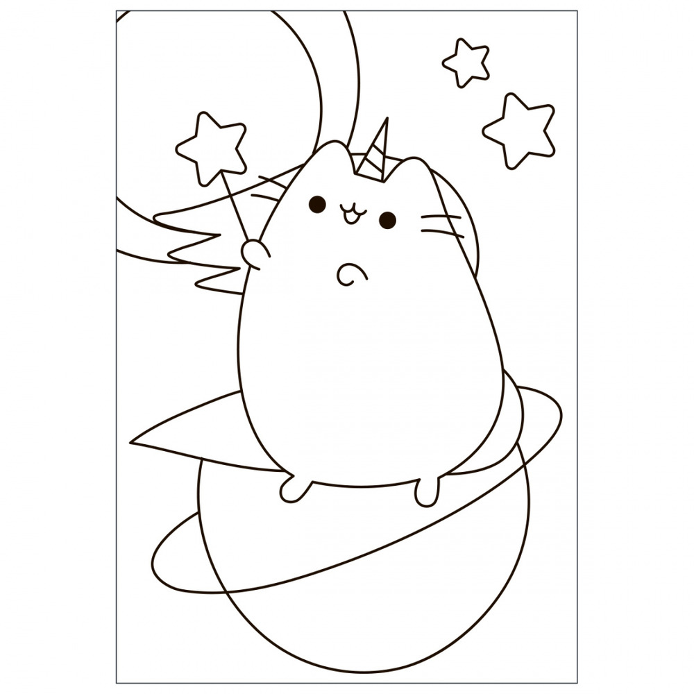 Книжка-розмальовка Pusheen (рожева). Фото 2