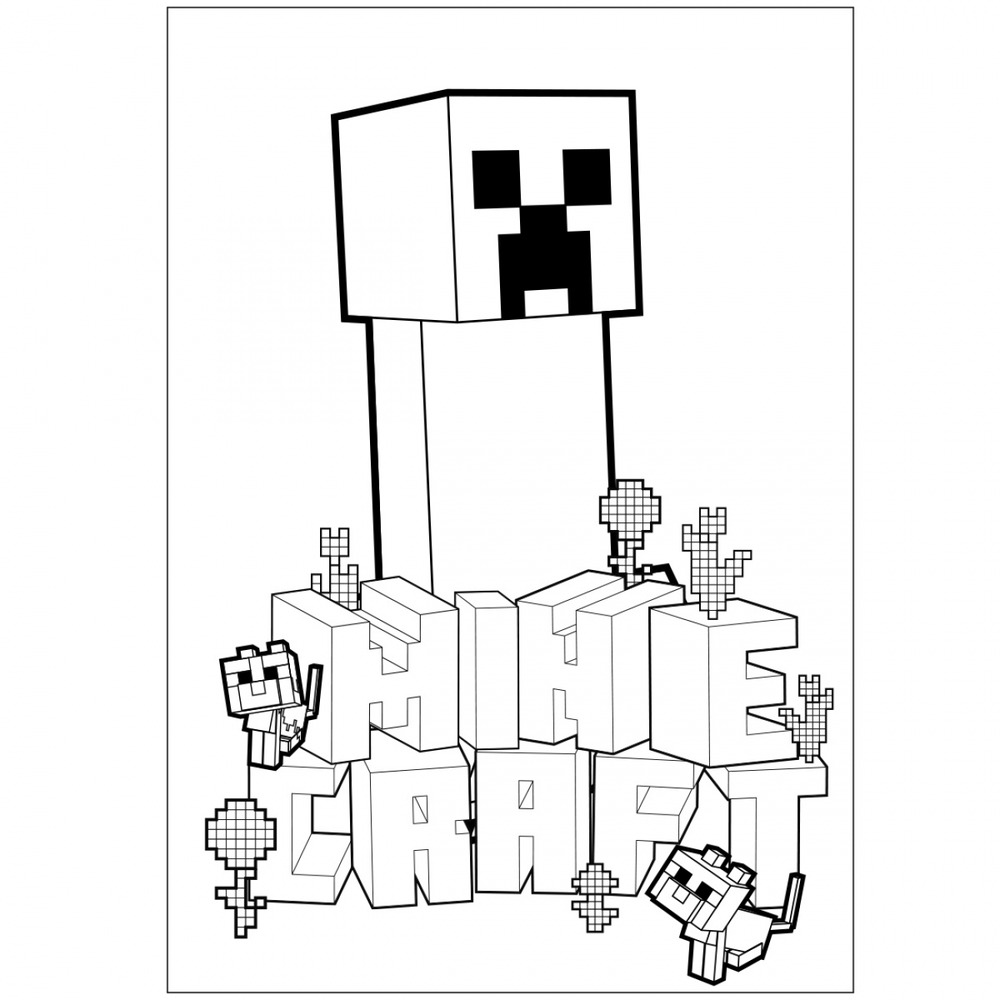 Книжка-розмальовка Minecraft (зелена). Фото 3