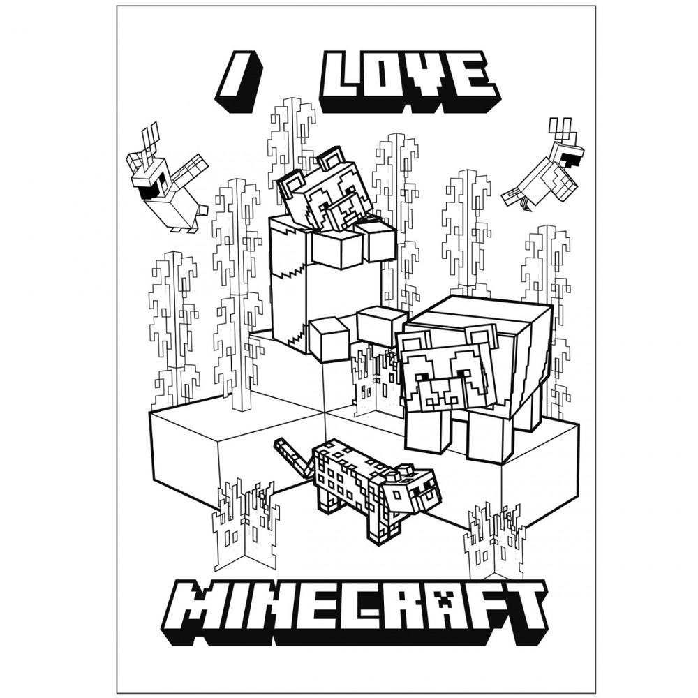 Книжка-розмальовка Minecraft (зелена). Фото 2