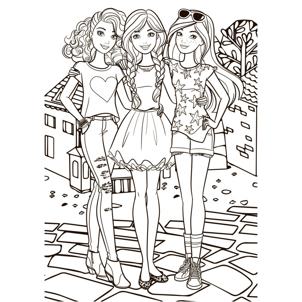 Книжка-розмальовка Barbie. Фото 3