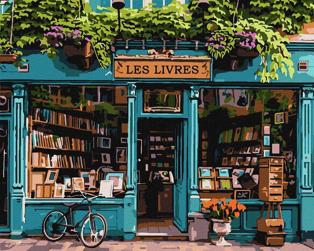 Ideyka Картина за номерами. Світ книжок 40х50 см