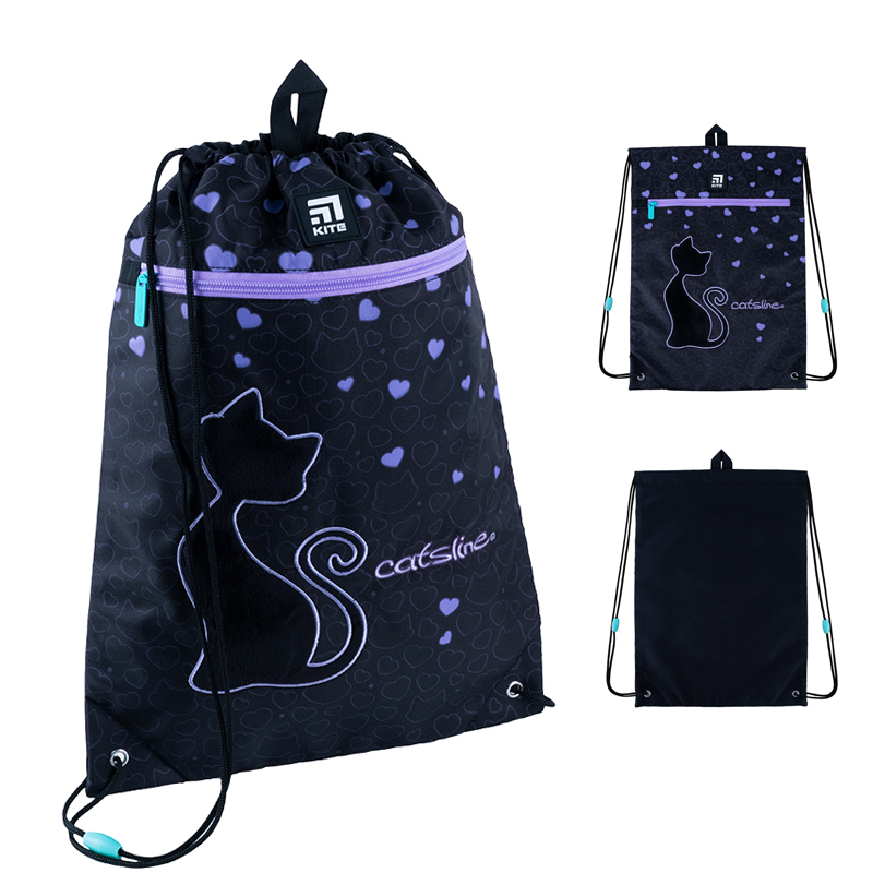 Сумка для взуття з кишенею Kite Catsline K24-601M-3