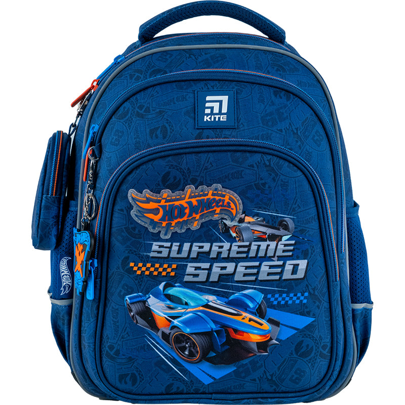 Шкільний набір Kite Hot Wheels SET_HW24-763S (рюкзак, пенал, сумка). Фото 4
