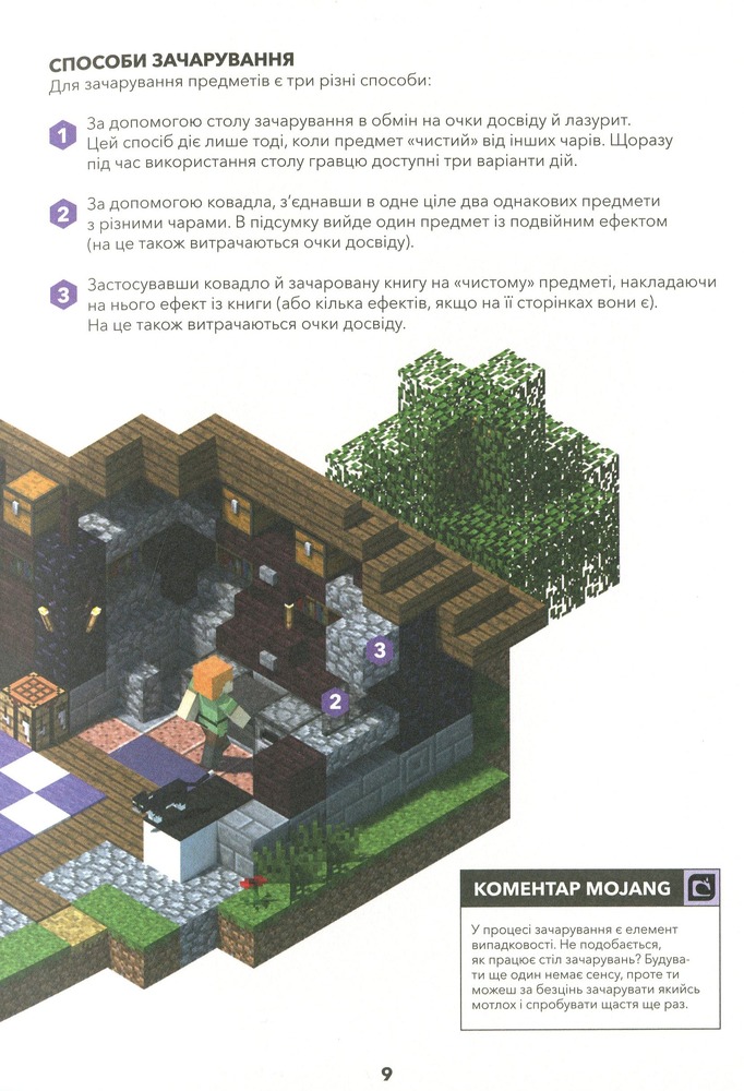 Книга Minecraft. Довідник Чарів та зілля - Стефані Мілтон. Фото 13