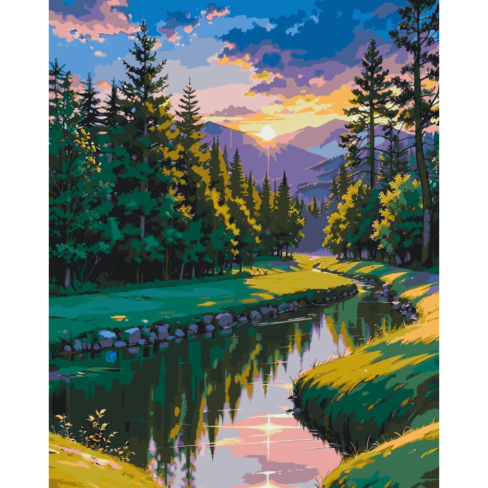 ArtCraft Картина за номерами. На світанку 40х50 см