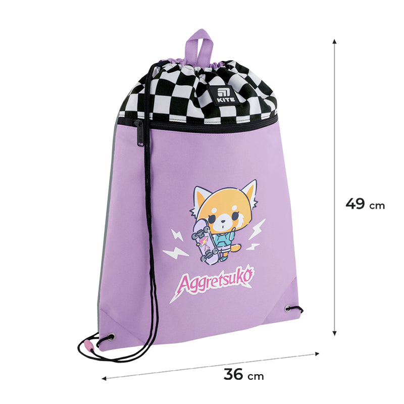 Сумка для взуття з кишенею Kite Aggretsuko AR25-601L. Фото 2