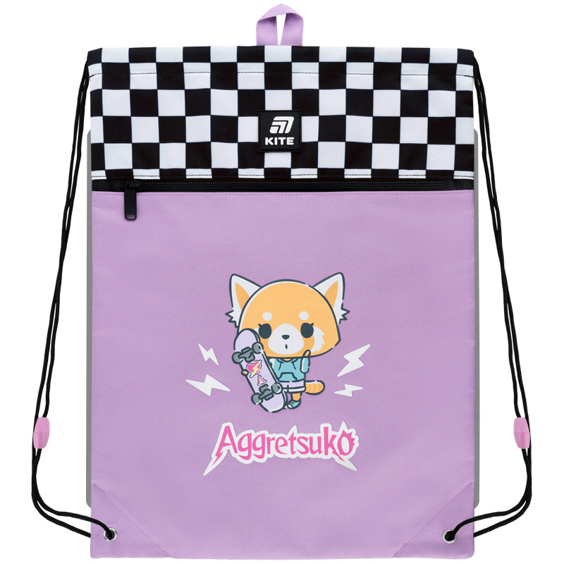 Сумка для взуття з кишенею Kite Aggretsuko AR25-601L. Фото 3