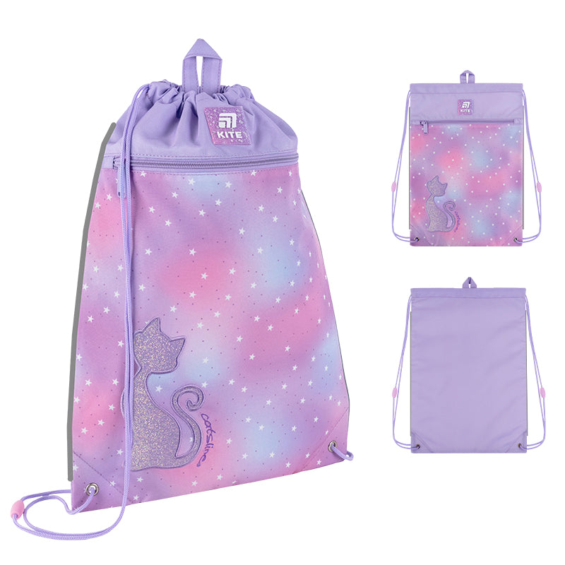 Сумка для взуття з кишенею Kite Catsline K25-601M-19
