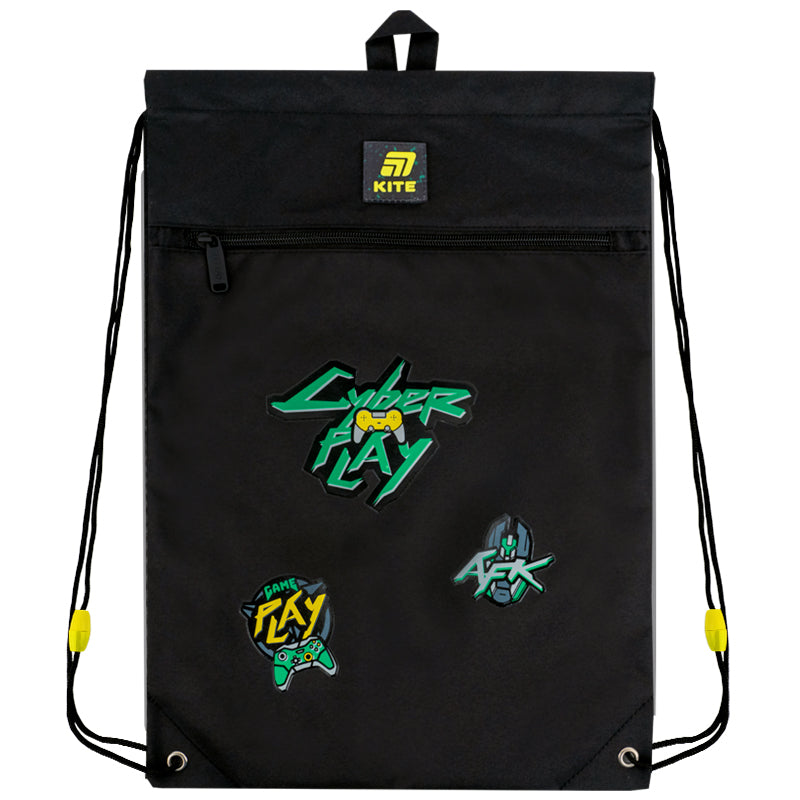 Сумка для взуття з кишенею Kite Cyber Game K25-601M-18. Фото 3