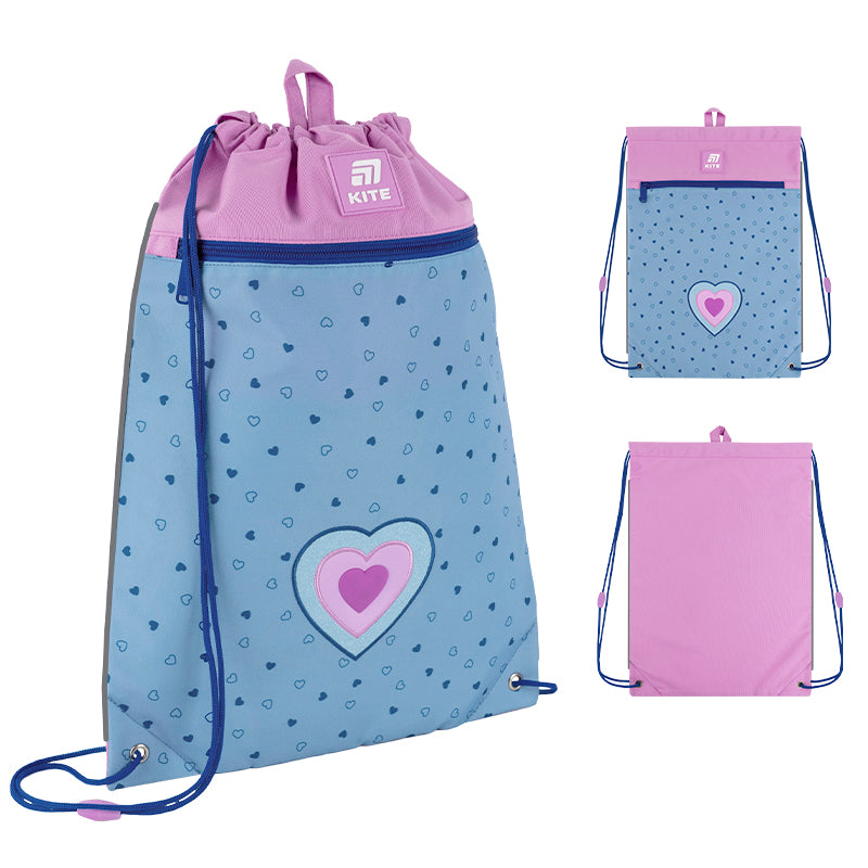 Сумка для взуття з кишенею Kite Lovely K25-601M-15