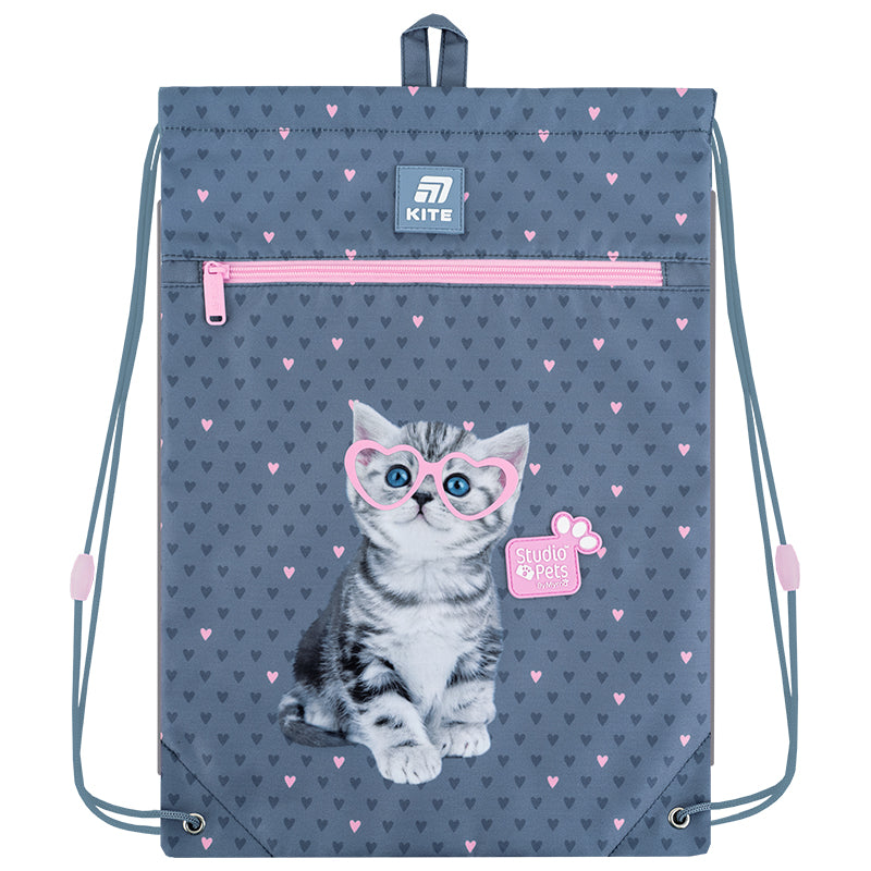 Сумка для взуття з кишенею Kite Studio Pets SP25-601M-1. Фото 3