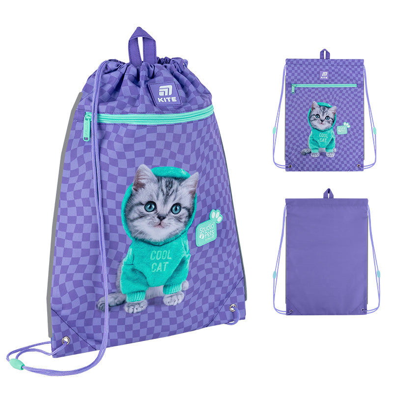 Сумка для взуття з кишенею Kite Studio Pets SP25-601M-2