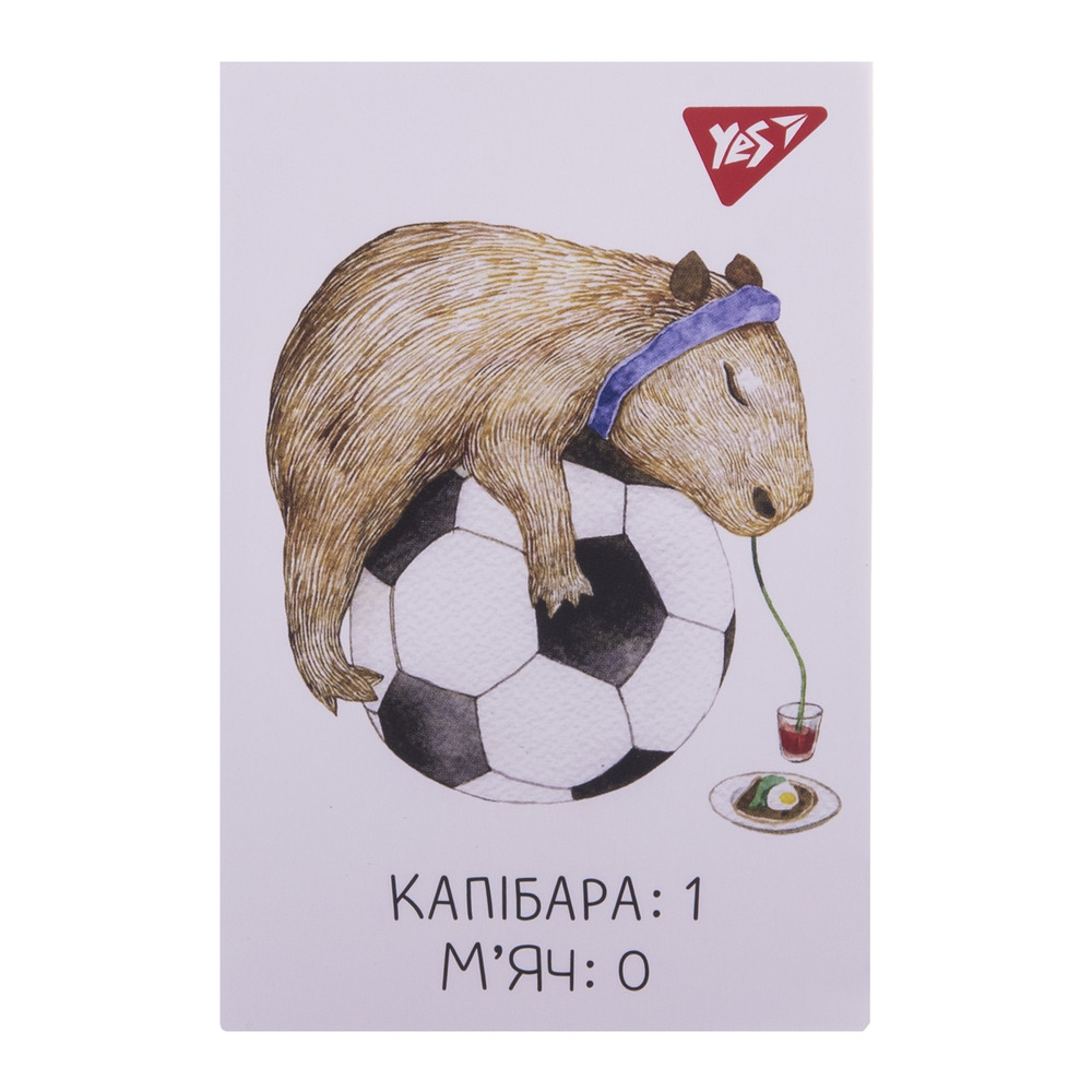 Блокнот YES А7  48 аркушів клітинка Capybara 152106. Фото 5