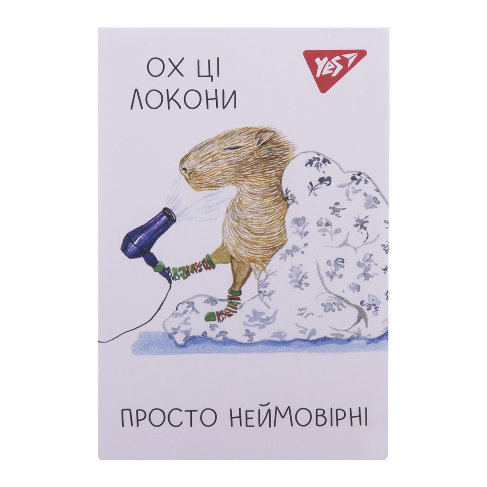 Блокнот YES А7  48 аркушів клітинка Capybara 152106. Фото 6