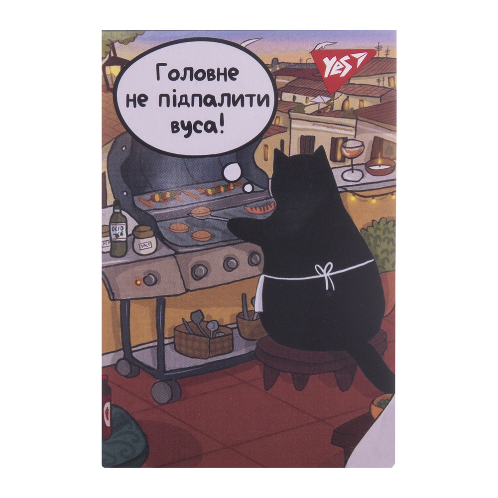 Блокнот YES А7 48 аркушів клітинка Miao life 152102. Фото 2
