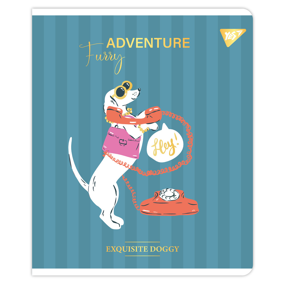 Зошит шкільний YES Exquisite doggy А5 48 аркушів клітинка 767548. Фото 6