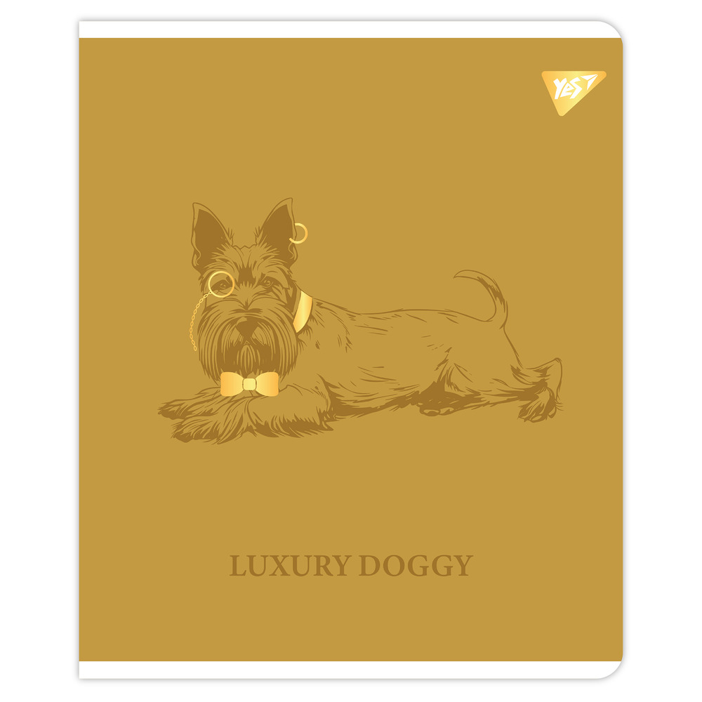 Зошит шкільний YES Luxure doggy А5 48 аркушів клітинка 767549. Фото 4