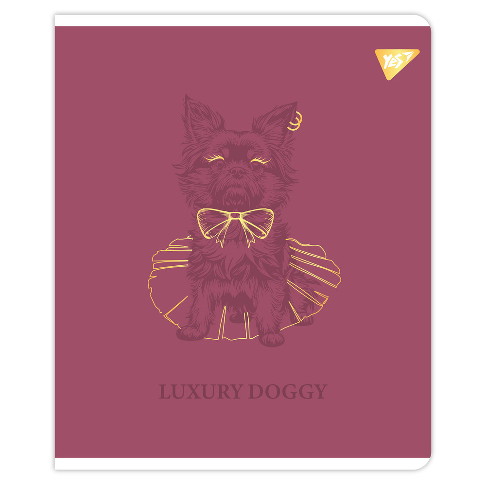 Зошит шкільний YES Luxure doggy А5 48 аркушів клітинка 767549. Фото 5