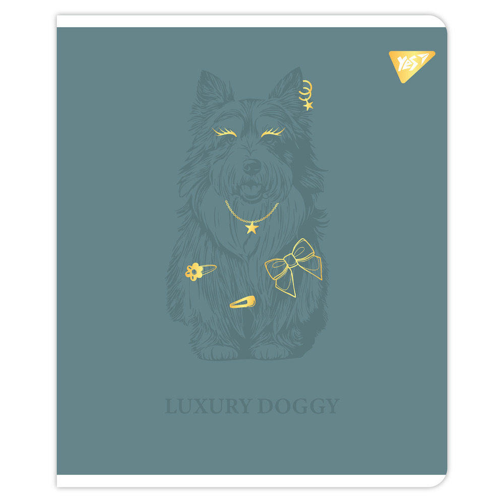 Зошит шкільний YES Luxure doggy А5 48 аркушів клітинка 767549. Фото 6