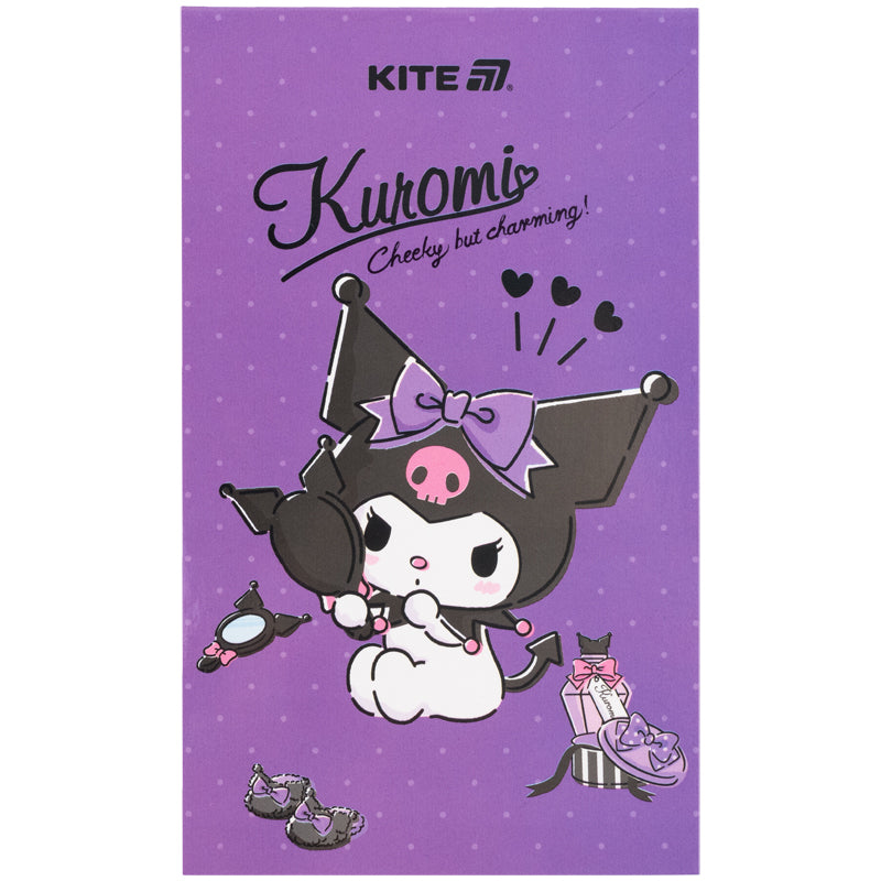 Блокнот-планшет Kite Kuromi HK25-195, A6, 50 аркушів, нелінований. Фото 5