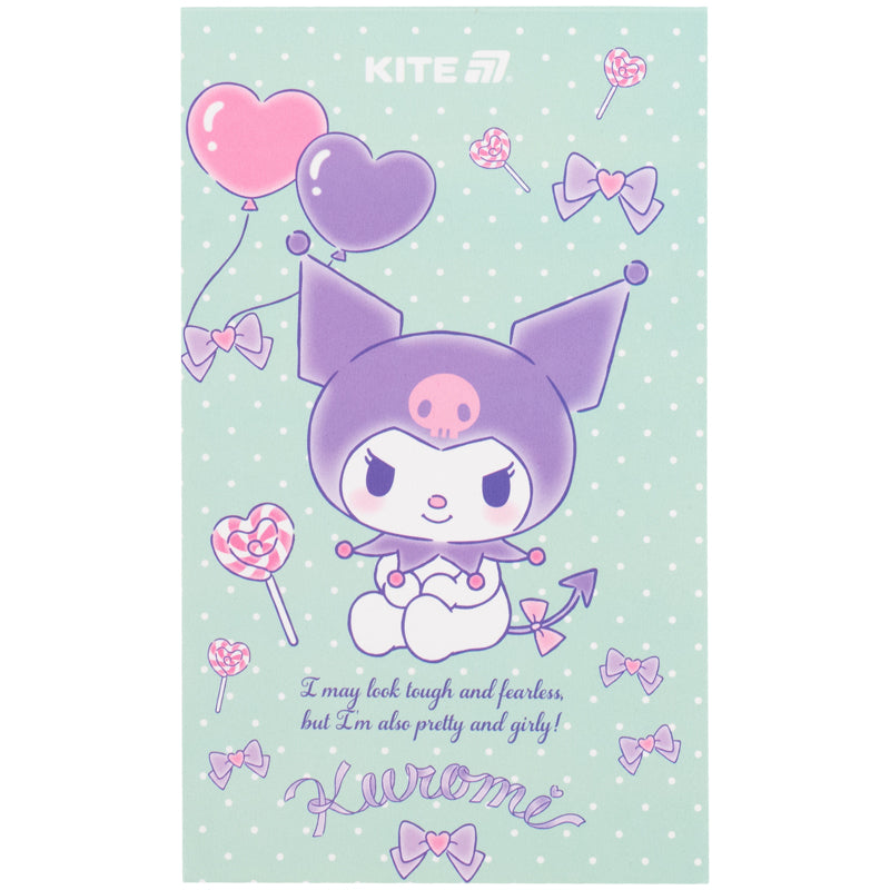 Блокнот-планшет Kite Kuromi HK25-195, A6, 50 аркушів, нелінований. Фото 9