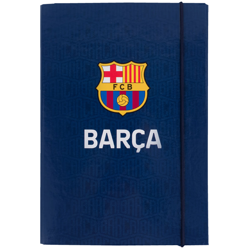 Папка для зошитів на гумці Kite FC Barcelona BC25-210, картон. Фото 2