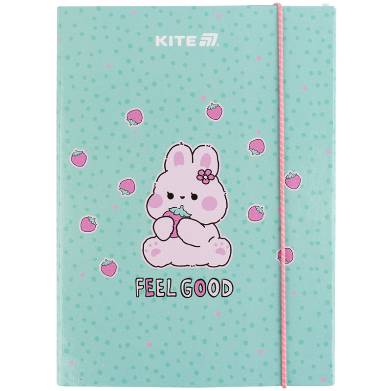 Папка для зошитів на гумці Kite Feel Good K25-210-1, картон. Фото 2