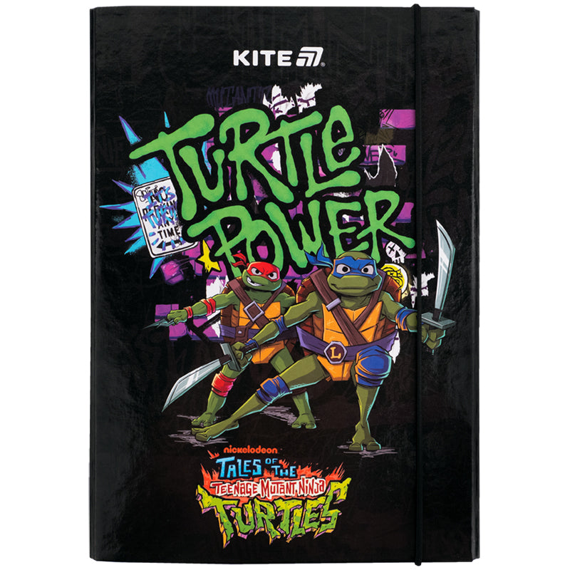 Папка для зошитів на гумці Kite Ninja Turtles NT25-210, картон. Фото 2