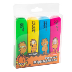 Маркер Highlighter Kite Garfield GF25-444, набір з 4-х кольорів. Фото 4