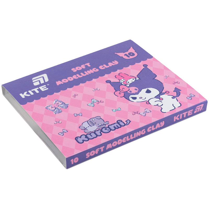 Пластилін восковий Kite Kuromi HK24-084, 10 кольорів, 200 г. Фото 2
