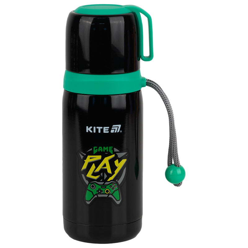 Термос Kite Cyber K25-301-1, 350 мл, чорний